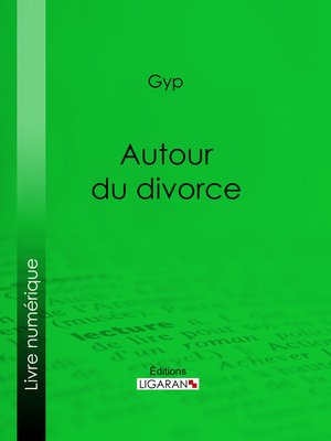 cover image of Autour du divorce